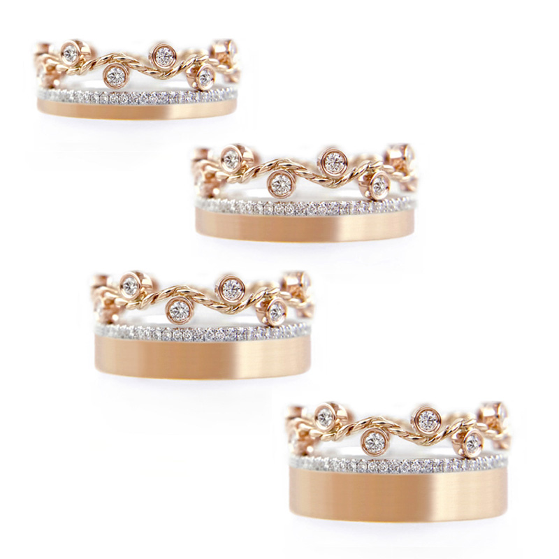 1.57.55-rose-gold-twist-wave-pavé-diamond-satin-square-band-stackable-ring