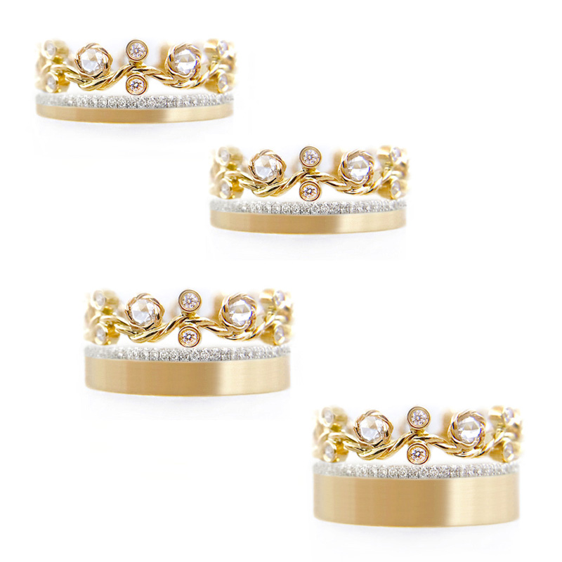 27.57.55-vineyard-rose-cut-diamond-crown-ring-twist-Pave-satin-square-band-Ring-stacking-14k-18k-jewelyrie_3510