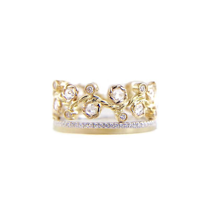 29.57.42-9mmrose-cut-diamond-twist-vine-wave-crown-ring-stacking-18k-jewelyrie