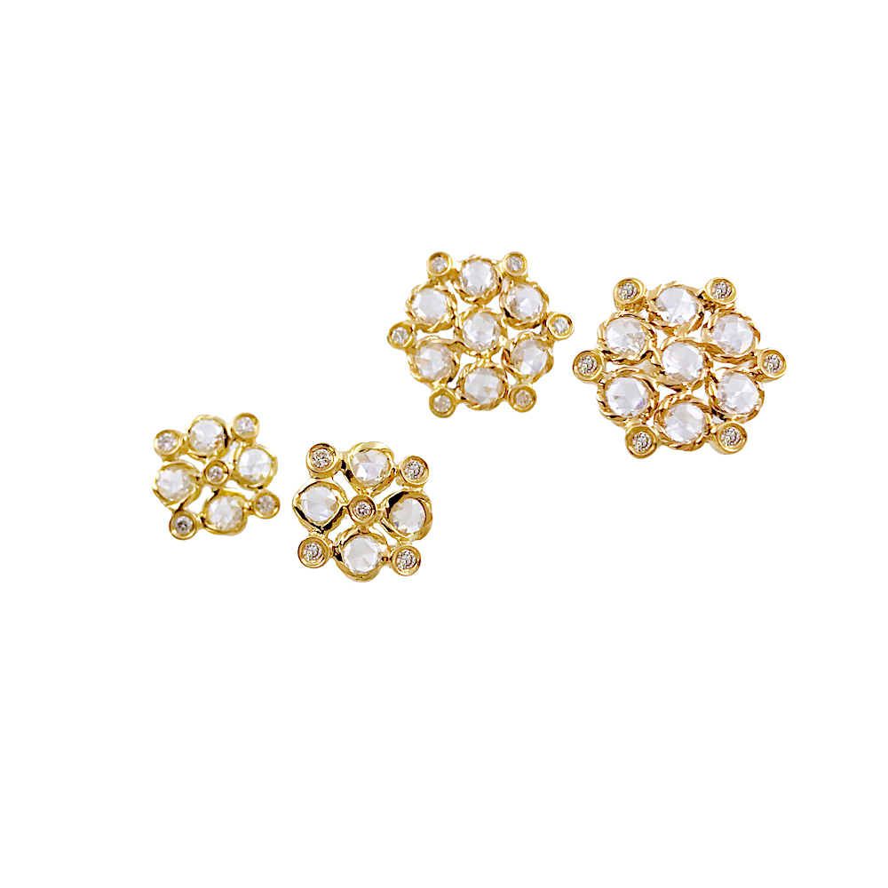 71-Signature-Twist-Bezel-Rose-Cut-Diamond-Bouquet-Stud-Gold-Earrings_3860