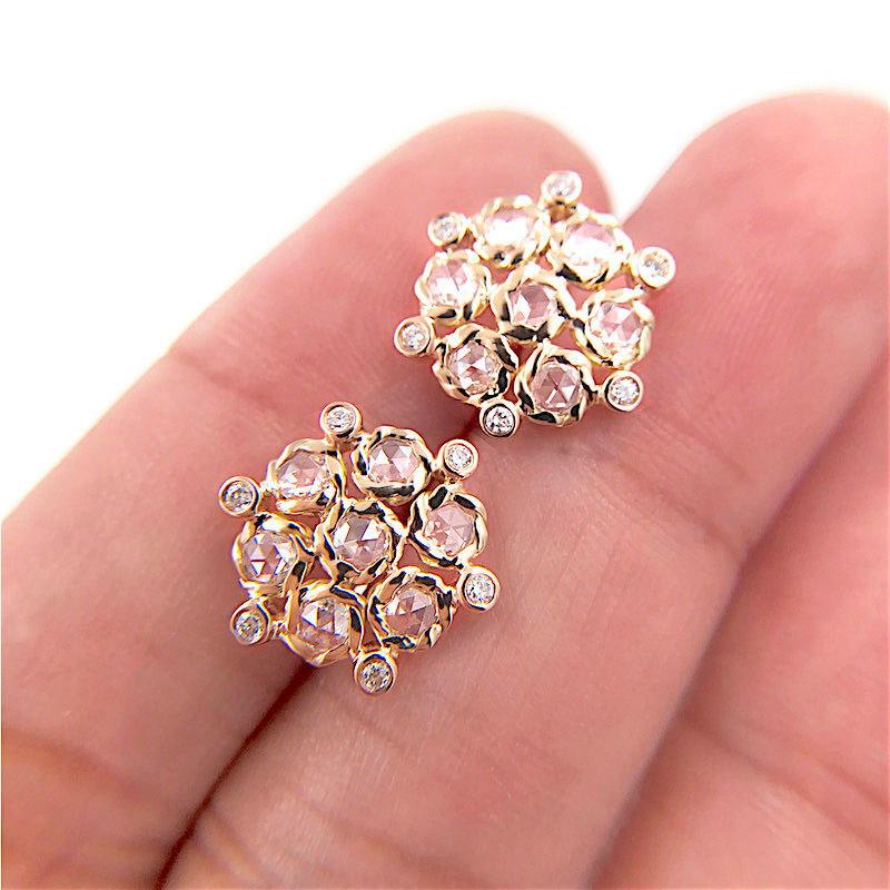 71-Signature-Twist-Bezel-Rose-Cut-Diamond-Bouquet-Stud-Gold-Earrings_6494