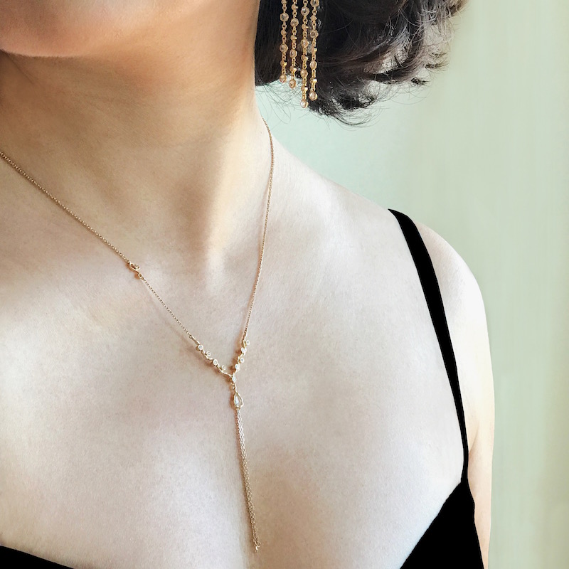 75-pear-rose-cut-diamond-drop-chain-tassel-wavy-twist-triangle-pendant-y-necklace-18k-gold-jewelyrie_5187B
