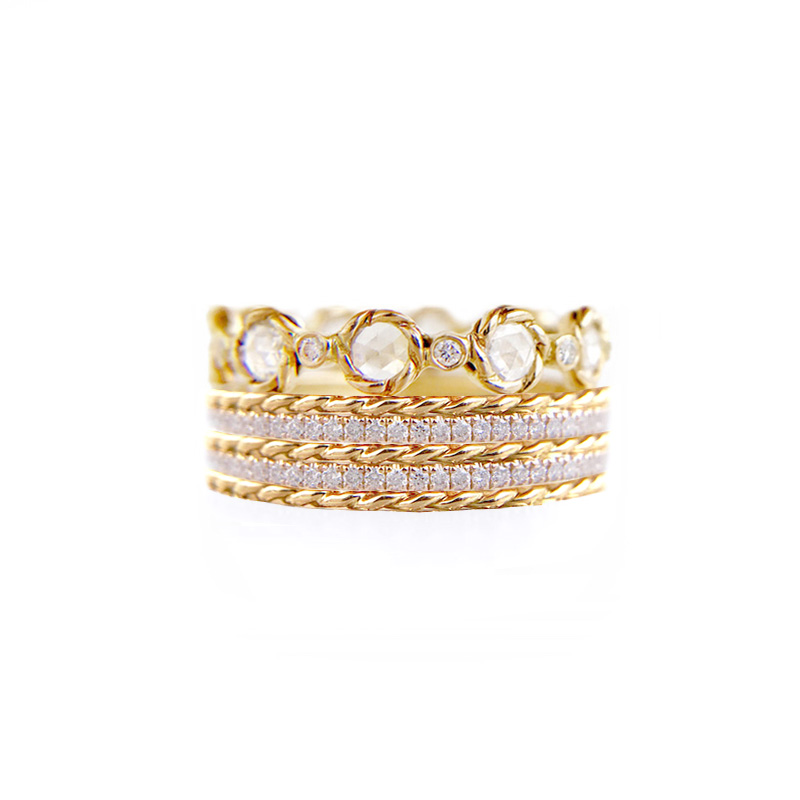 21.50.10.10-Rose-Cut-Diamond-Eternity-Double-Pave-Stripe-Gold-Crown-Ring-14k-18k-jewelyrie