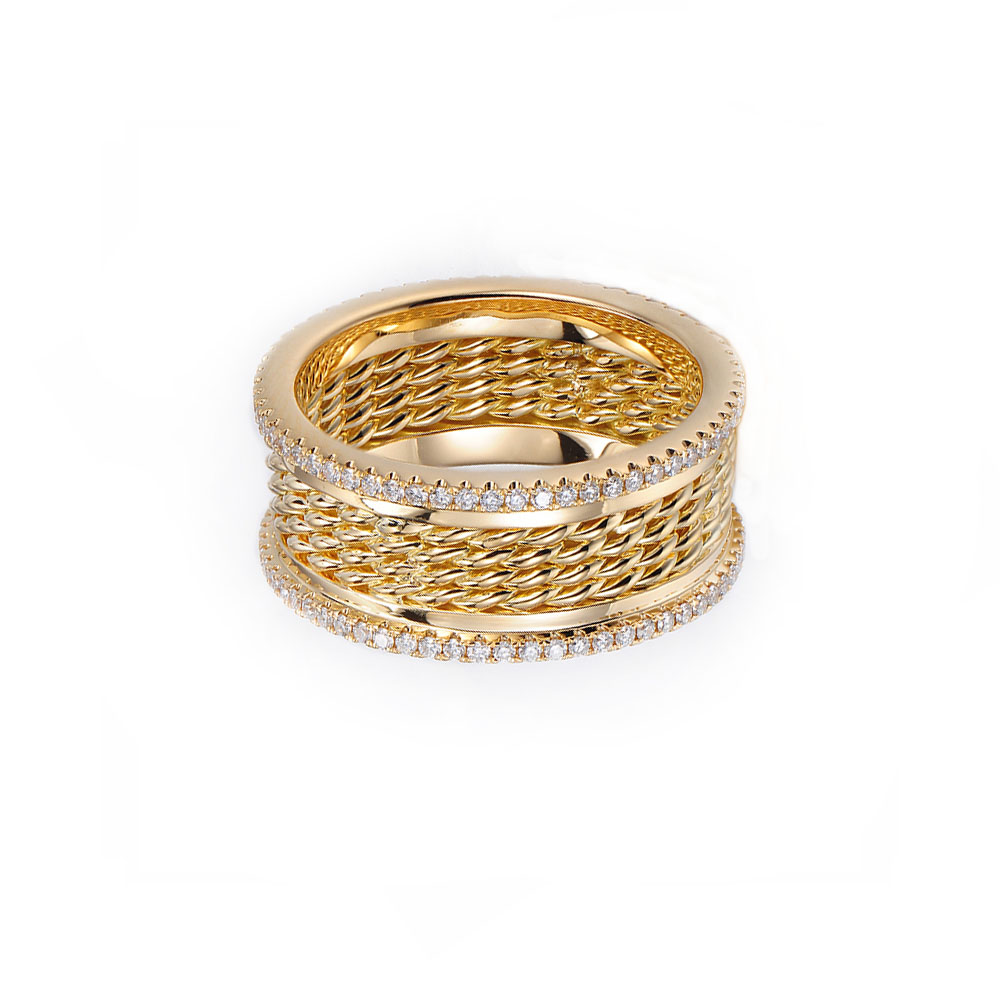 38B-18k-twist-texture-block-pavé-diamond-bold-cigar-band-unisex-men's-wedding-ring-jewelyrie