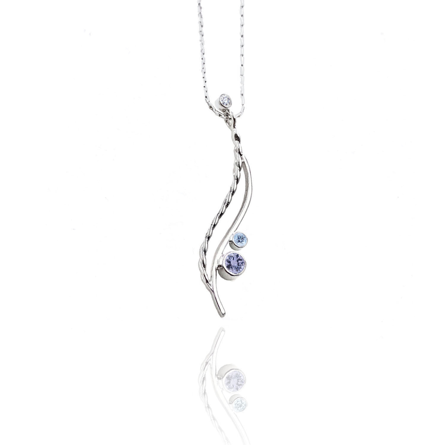 Tanzzanite-Aquamarine-twist-open-wave-gemstone-accent-pendant-necklace-jewelyrie