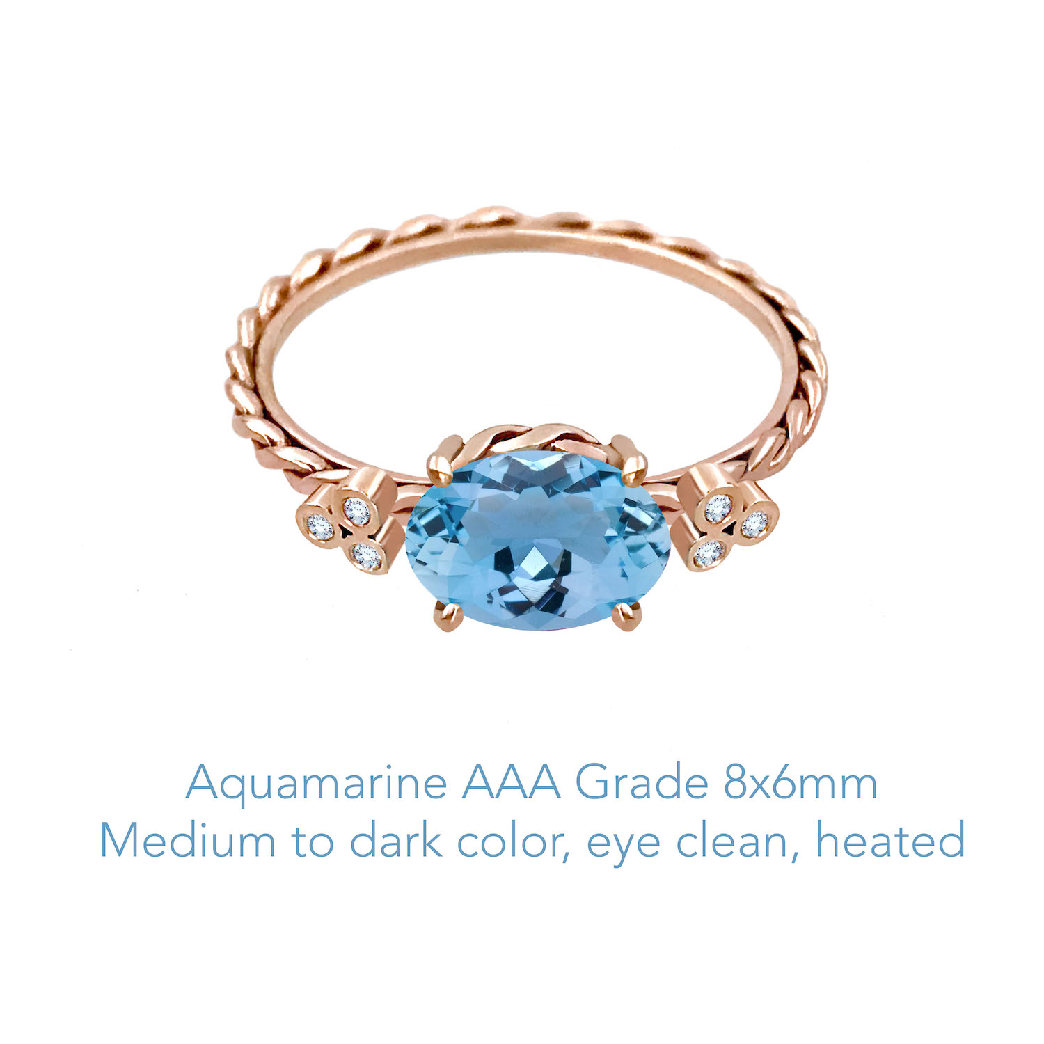 Aquamarine AAA 8x6