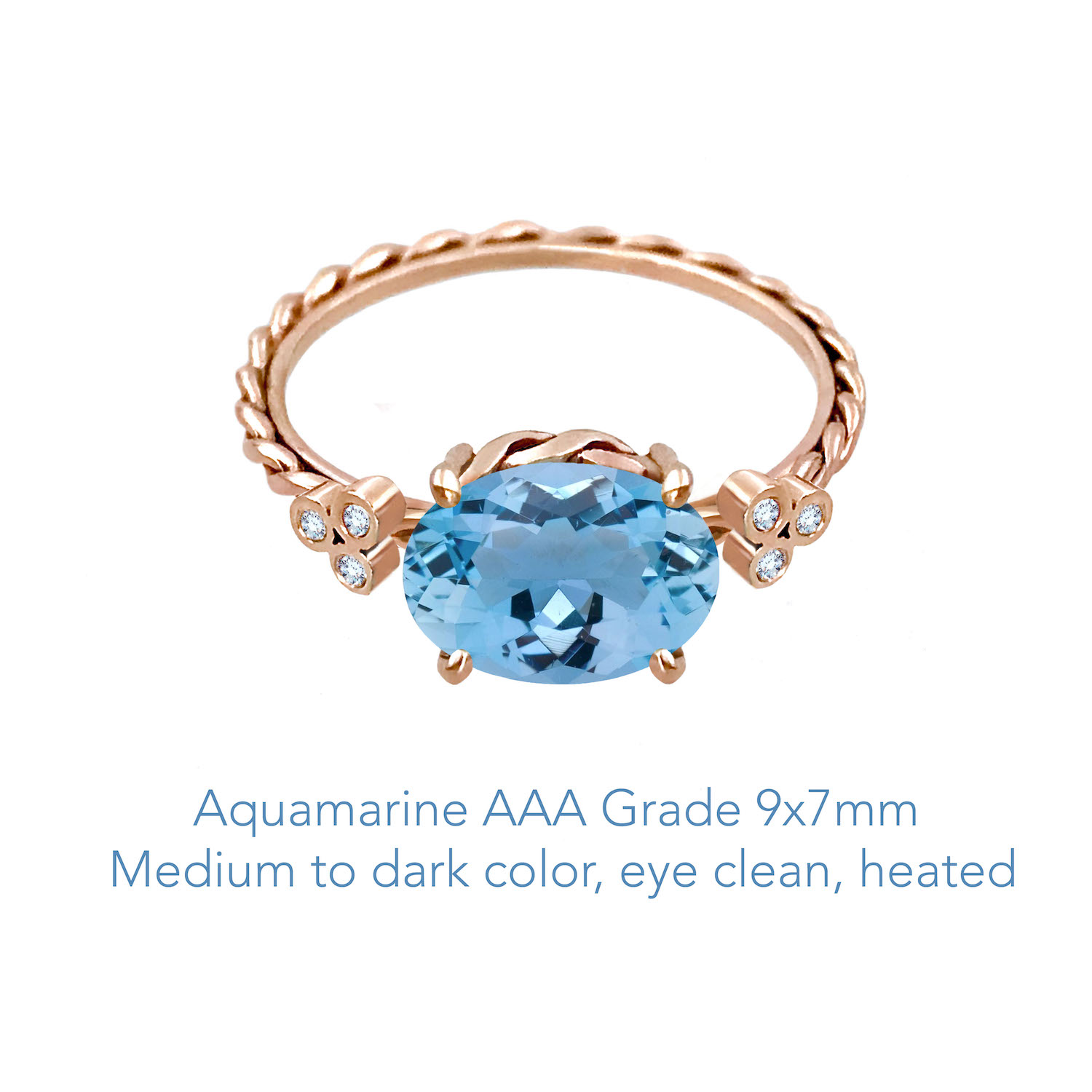 Aquamarine AAA 9x7