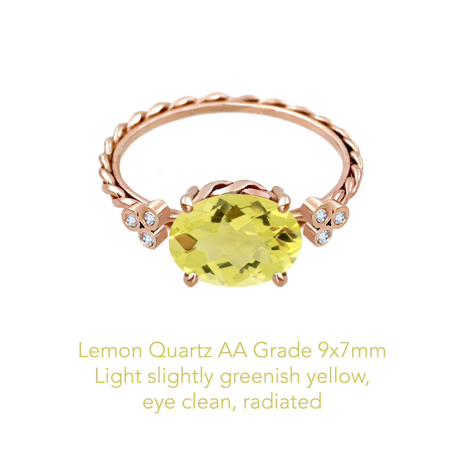Quartz Lemon AA 9x7