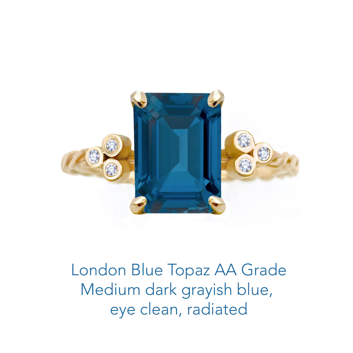 Topaz London Blue AA YG