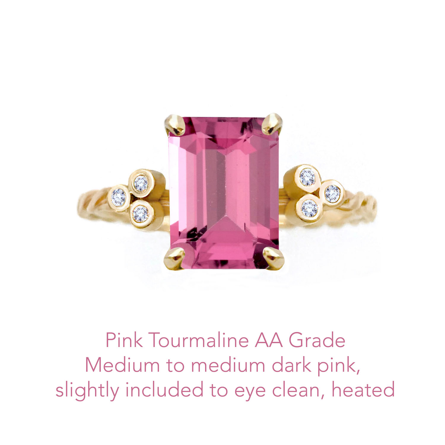 Tourmaline Pink AA YG