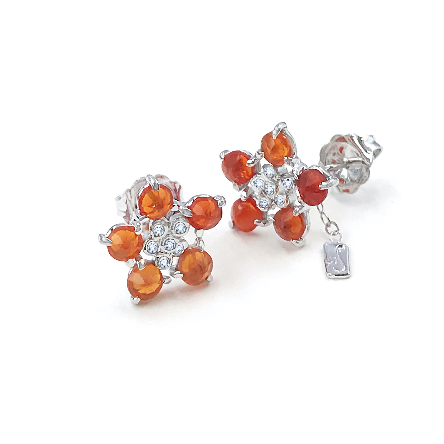 fire-opal-diamond-forget-me-not-flower-studs-earrings-14k-18k-jewelyrie