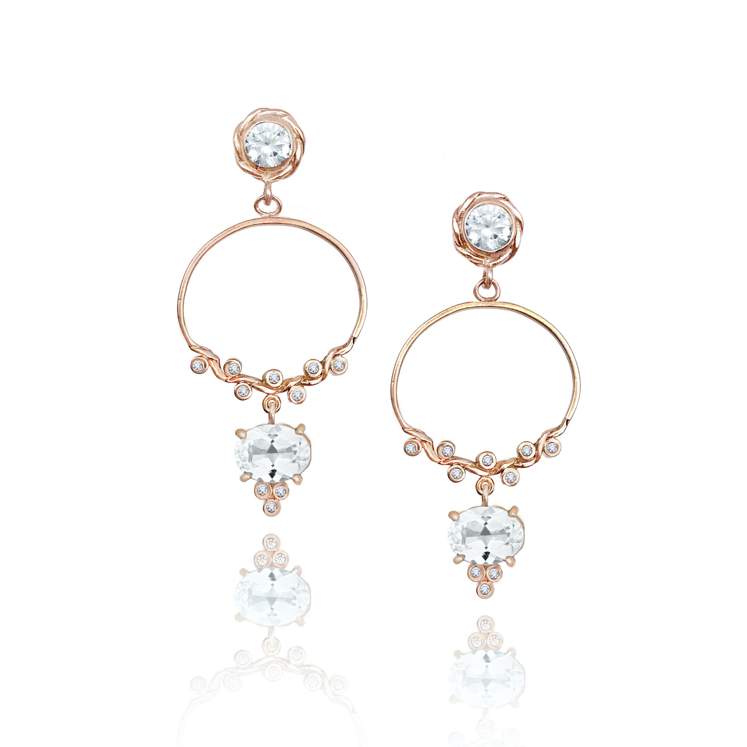white-topaz-drop-diamond-twist-hoop-post-earrings-14k-18k-jewelyrie